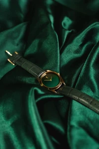supa edition watch in green background