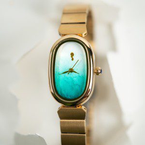 Anugraha Glacier Mint - Gold