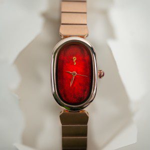 Anugraha Crimpson Red - Rose gold